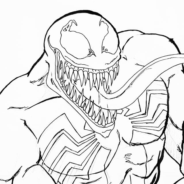 Venom kolorowanki